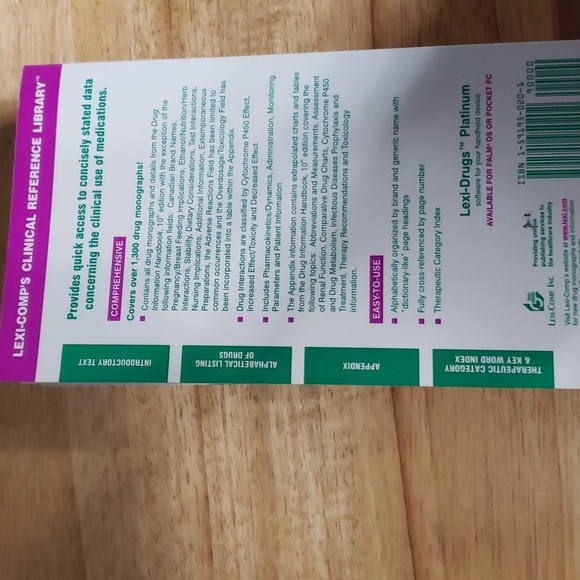 Lexi-comp clinical Drug Information Handbook 2002-2003 - Picture 2 of 4